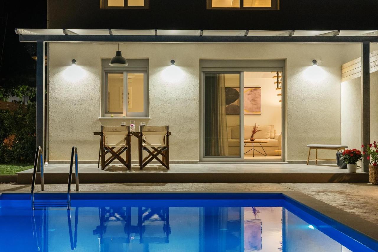Grappolo Lefkada Villas - Villa Vertzami just 2 km from Lefkada town Apolpaina Exteriör bild