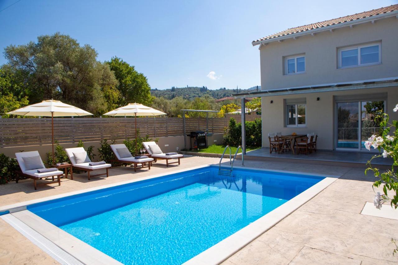 Grappolo Lefkada Villas - Villa Vertzami just 2 km from Lefkada town Apolpaina Exteriör bild