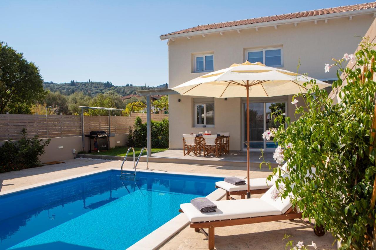 Grappolo Lefkada Villas - Villa Vertzami just 2 km from Lefkada town Apolpaina Exteriör bild