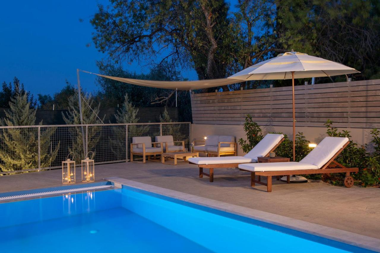 Grappolo Lefkada Villas - Villa Vertzami just 2 km from Lefkada town Apolpaina Exteriör bild